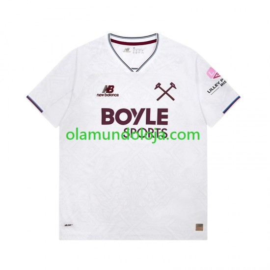Camisola West Ham United Homem Equipamento Segundo 2026-2027 Manga Curta